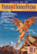 August 1992 issue of The Magazine of Fantasy & Science Fiction